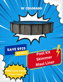 18' Colorado Resin Pool Kit - Local Purchase Only
