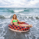 The Plaid River Tube - Adult River Swimming Float