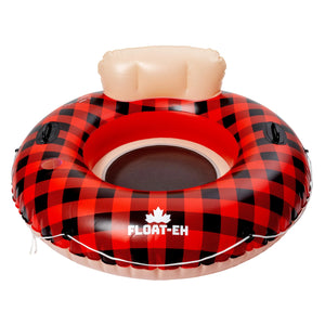 The Plaid River Tube - Adult River Swimming Float