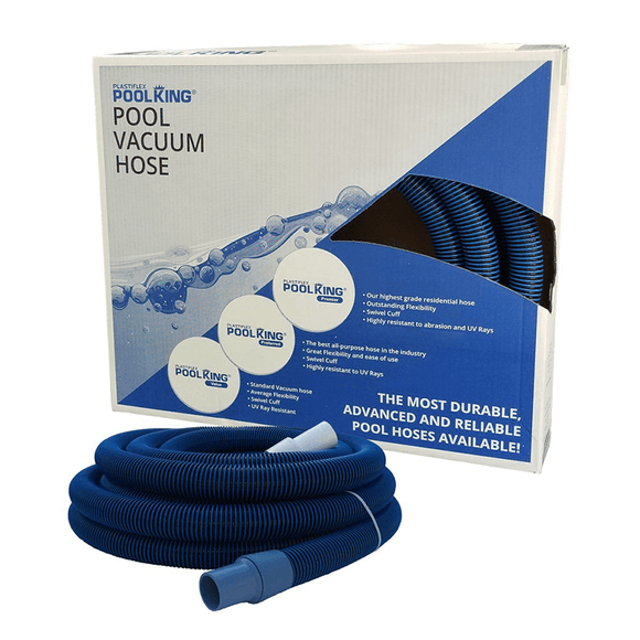 Pool King Vacuum Hose with 1.5 Inch Opening for Inground Pool