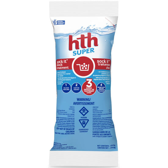 HTH Sock It Chlorine Shock Treatment (454 g)