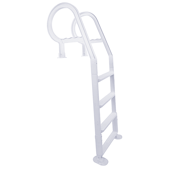 Resin Above Ground Pool Deck Ladder (White) – TN Pools