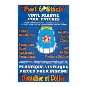 Boxer Adhesives Peel and Stick Vinyl Plastic Pool Patch 100sqin
