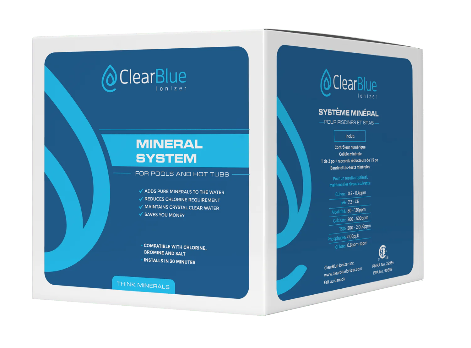 ClearBlue Ionizer System for Pools up to 95,000L (25,000Gal) – TN